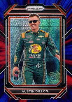 2023 Panini Prizm - Hyper Prizm Red and Blue #39 Austin Dillon Front