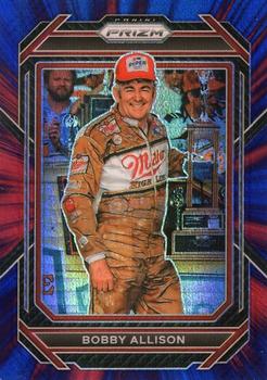 2023 Panini Prizm - Hyper Prizm Red and Blue #49 Bobby Allison Front