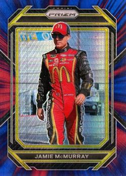 2023 Panini Prizm - Hyper Prizm Red and Blue #54 Jamie McMurray Front