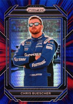 2023 Panini Prizm - Hyper Prizm Red and Blue #62 Chris Buescher Front