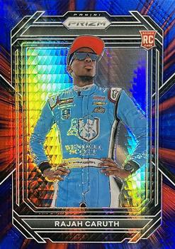 2023 Panini Prizm - Hyper Prizm Red and Blue #73 Rajah Caruth Front