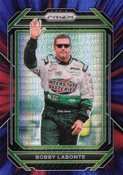 2023 Panini Prizm - Hyper Prizm Red and Blue #86 Bobby Labonte Front