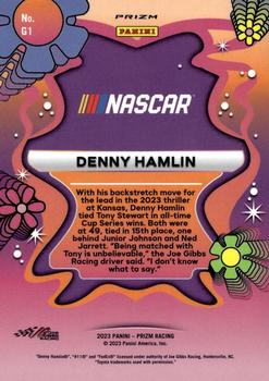 2023 Panini Prizm - Groovy #G1 Denny Hamlin Back