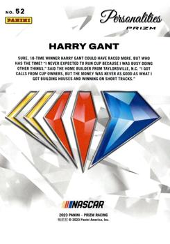 2023 Panini Prizm - NASCAR 75th Anniversary #52 Harry Gant Back