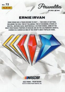 2023 Panini Prizm - NASCAR 75th Anniversary #72 Ernie Irvan Back