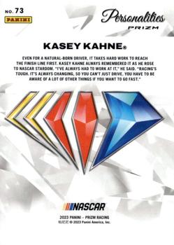 2023 Panini Prizm - NASCAR 75th Anniversary #73 Kasey Kahne Back