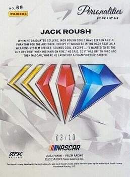 2023 Panini Prizm - NASCAR 75th Anniversary Gold #69 Jack Roush Back