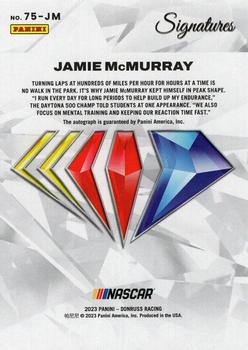 2023 Panini Prizm - NASCAR 75th Anniversary Signatures #75-JM Jamie McMurray Back