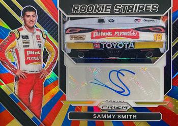 2023 Panini Prizm - Rookie Stripes Signatures Rainbow Prizm #RSS-SS Sammy Smith Front