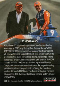 2024 Chip Ganassi Racing #CGR-01 Chip Ganassi Back