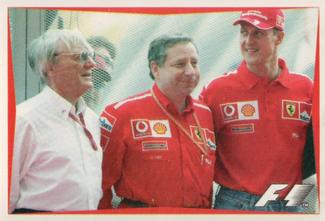 2003 Edizione Figurine Formula 1 #10 Michael Schumacher / Jean Todt / Bernie Ecclestone Front
