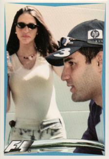 2003 Edizione Figurine Formula 1 #21 Juan Pablo Montoya / Connie Freydell Front