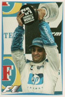 2003 Edizione Figurine Formula 1 #35 Juan Pablo Montoya Front