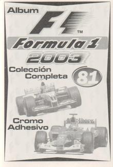 2003 Edizione Figurine Formula 1 #81 Jenson Button Back