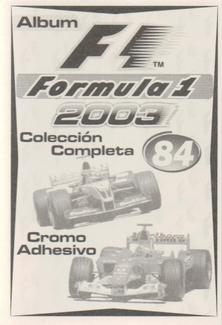 2003 Edizione Figurine Formula 1 #84 Nick Heidfeld Back