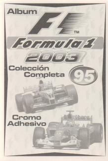 2003 Edizione Figurine Formula 1 #95 Michael Schumacher Back