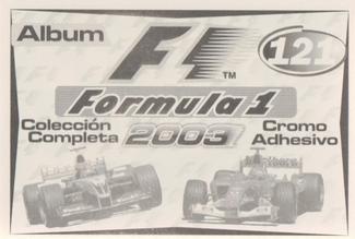 2003 Edizione Figurine Formula 1 #121 Michael Schumacher Back