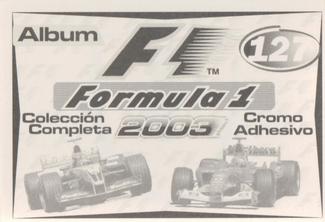 2003 Edizione Figurine Formula 1 #127 Ferrari Back