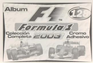2003 Edizione Figurine Formula 1 #128 BMW Back