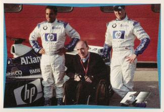 2003 Edizione Figurine Formula 1 #157 Juan Pablo Montoya / Ralf Schumacher / Frank Williams Front