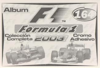2003 Edizione Figurine Formula 1 #164 Juan Pablo Montoya / Ralf Schumacher / Michael Schumacher Back