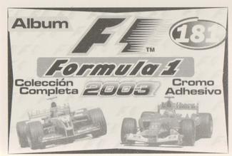 2003 Edizione Figurine Formula 1 #181 Kimi Raikkonen Back