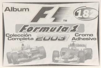 2003 Edizione Figurine Formula 1 #182 Kimi Raikkonen Back