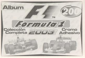 2003 Edizione Figurine Formula 1 #200 Fernando Alonso Back