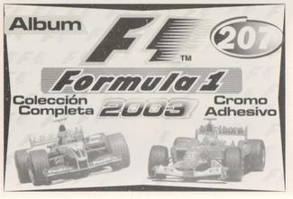2003 Edizione Figurine Formula 1 #207 Jenson Button Back
