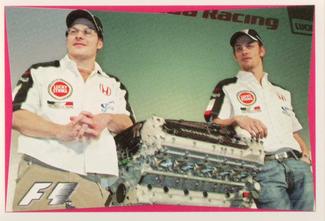 2003 Edizione Figurine Formula 1 #208 Jenson Button / Jacques Villeneuve Front