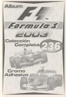 2003 Edizione Figurine Formula 1 #236 Juan Pablo Montoya / David Coulthard Back