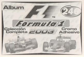 2003 Edizione Figurine Formula 1 #246 Ferrari Crew Back