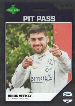 2024 Parkside IndyCar Premier Edition - Pit Pass #PP-RV Rinus VeeKay Front