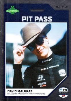 2024 Parkside IndyCar Premier Edition - Pit Pass #PP-DM David Malukas Front