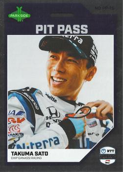 2024 Parkside IndyCar Premier Edition - Pit Pass #PP-TS Takuma Sato Front