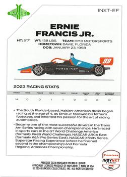 2024 Parkside IndyCar Premier Edition - INDYNXT #INXT-EF Ernie Francis Jr Back