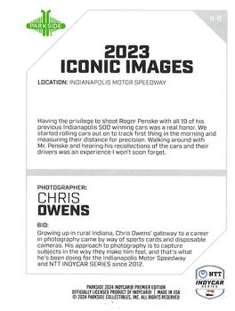 2024 Parkside IndyCar Premier Edition - Iconic Images #II-6 Team Penske's Indianapolis 500 Winning Cars Back