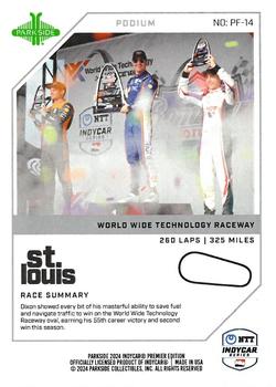 2024 Parkside IndyCar Premier Edition - Podium #PF-14 World Wide Technology Raceway Back