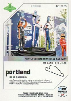 2024 Parkside IndyCar Premier Edition - Podium #PF-15 Portland International Raceway Back