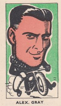1950 Kiddy's Favourites Popular Speedway Riders #13 Alex Gray Front