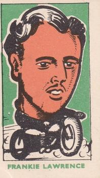 1950 Kiddy's Favourites Popular Speedway Riders - Green Front Text #3 Frankie Lawrence Front