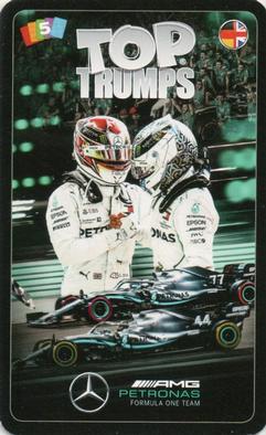 2020 Top Trumps Mercedes-AMG Petronas Formula One Team #NNO Header/Instructions Front