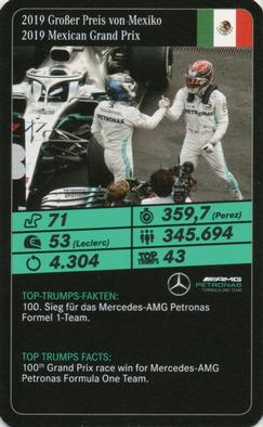 2020 Top Trumps Mercedes-AMG Petronas Formula One Team #NNO Lewis Hamilton / Valtteri Bottas Front