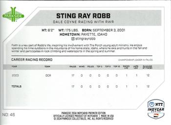 2024 Parkside IndyCar Premier Edition - Foil #46 Sting Ray Robb Back