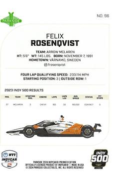 2024 Parkside IndyCar Premier Edition - Foil #96 Felix Rosenqvist Back