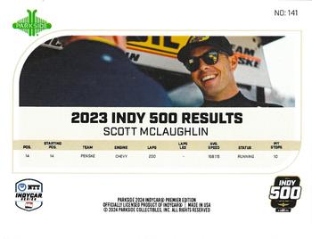 2024 Parkside IndyCar Premier Edition - Blue Foil #141 Scott McLaughlin Back