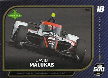 2024 Parkside IndyCar Premier Edition - Blue Foil #156 David Malukas Front