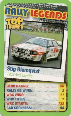 2016 Top Trumps Rally Legends #NNO Stig Blomqvist Front