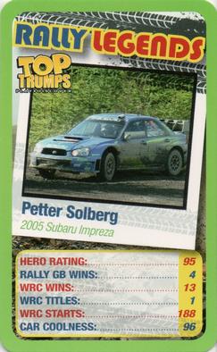 2016 Top Trumps Rally Legends #NNO Petter Solberg Front