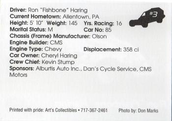 1994 Art's Collectibles Pennsylvania Tri Track Sportsman Modified Series I #3 Ron 